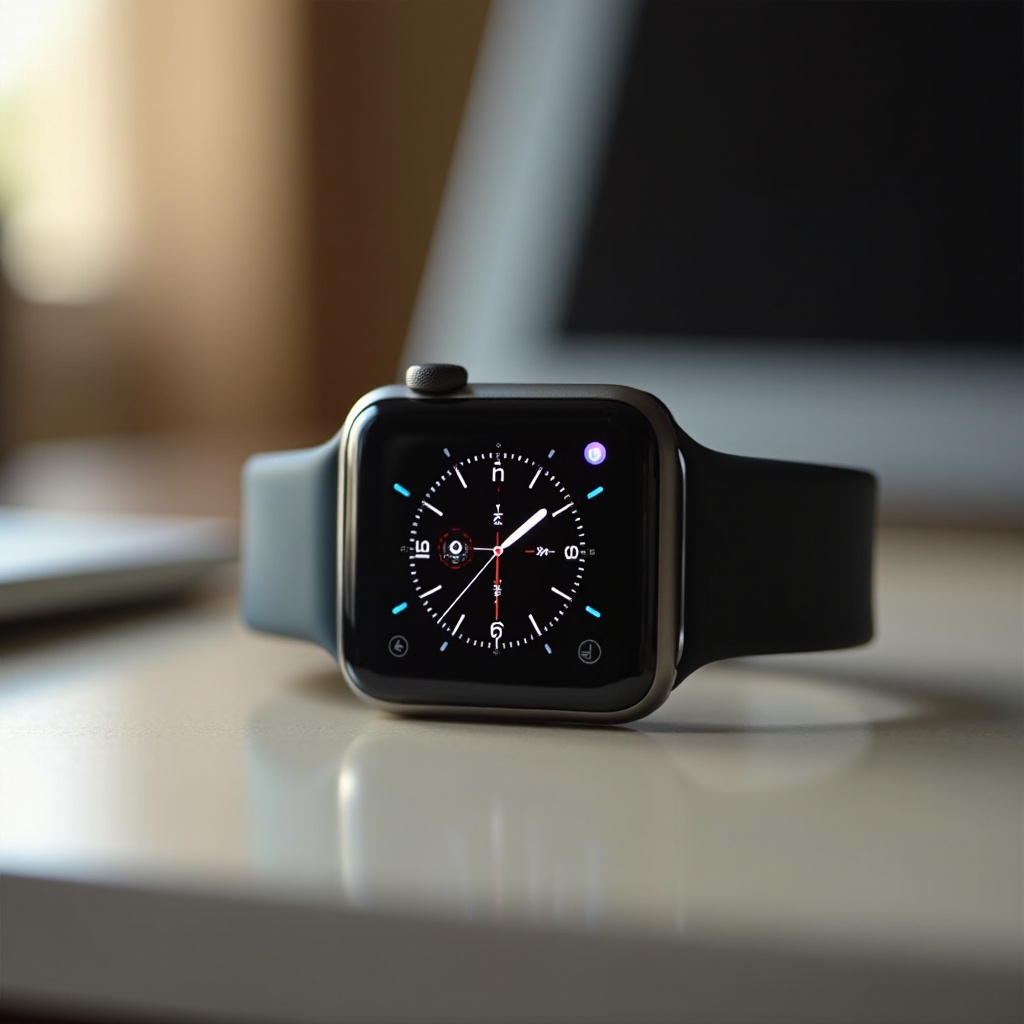 apple watch kompass geht immer an