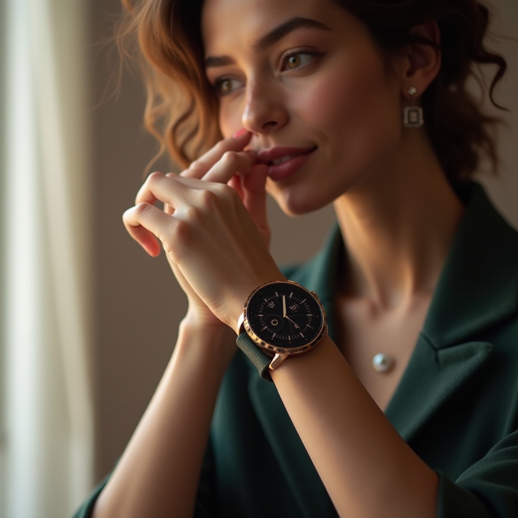belle montre connectée femme
