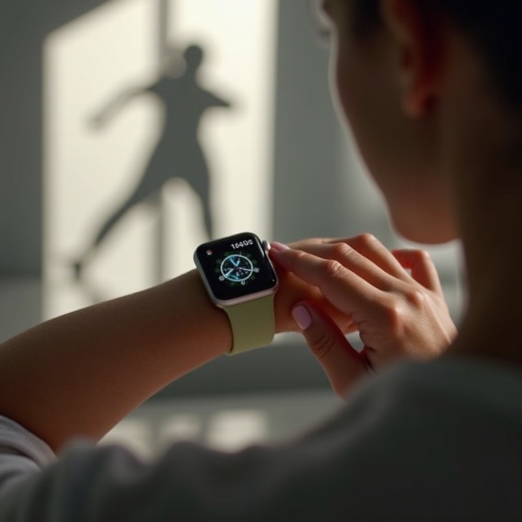 apple watch kompass geht immer an