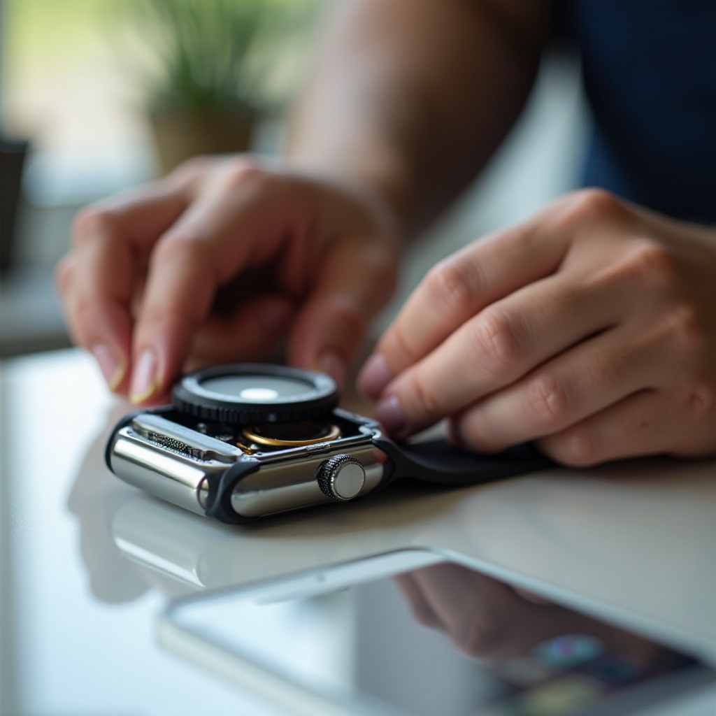 como cambiar bateria reloj inteligente