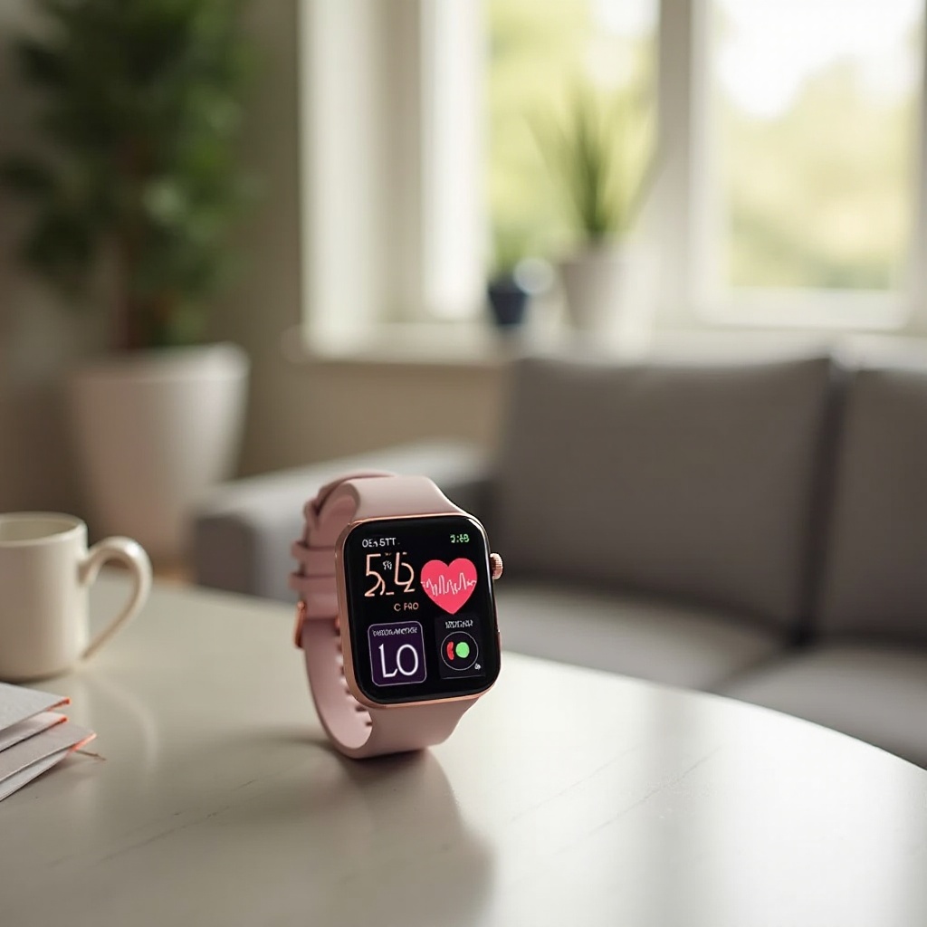 reloj inteligente mujer con tensiometro