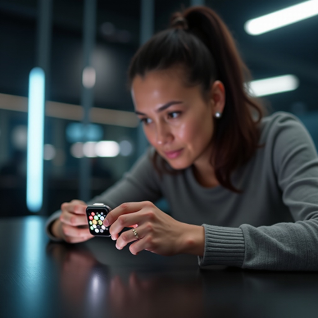 apple watch screen moving on its own