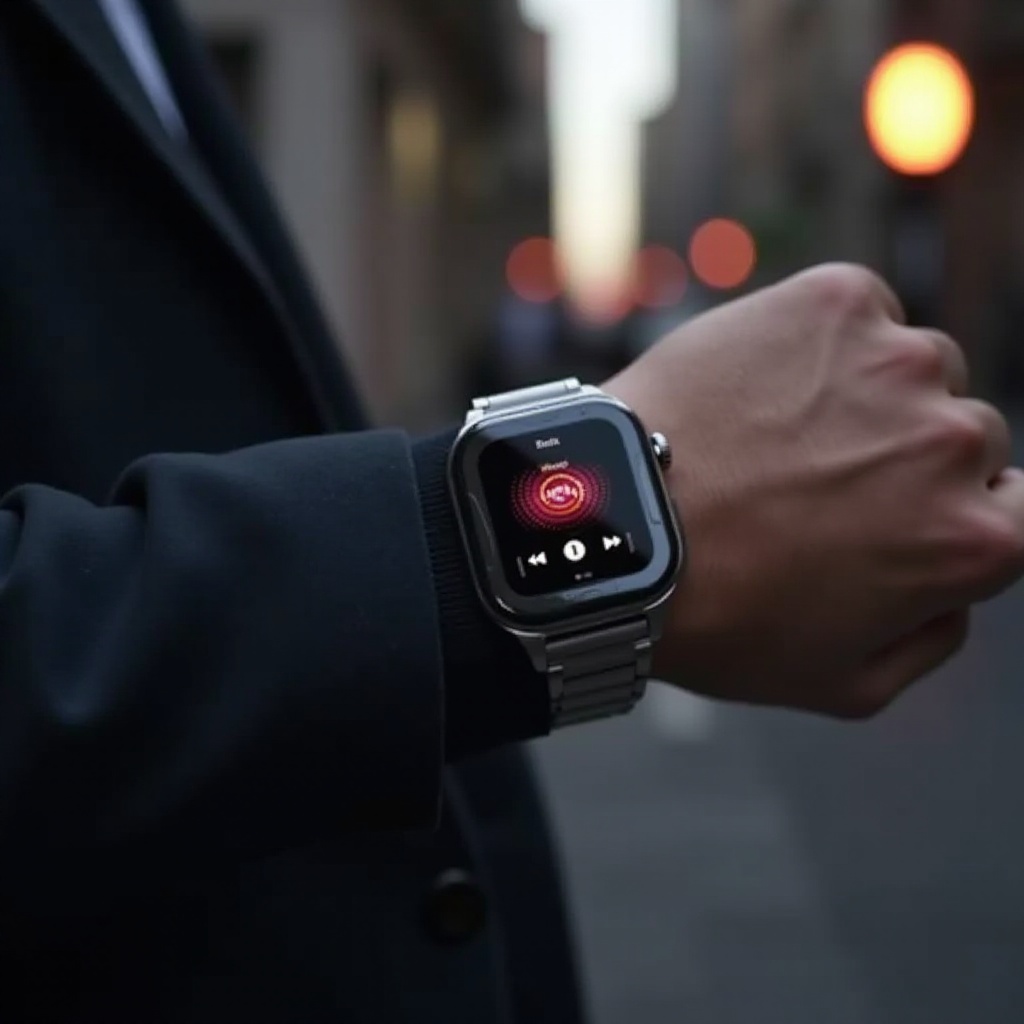 reloj inteligente con almacenamiento de musica