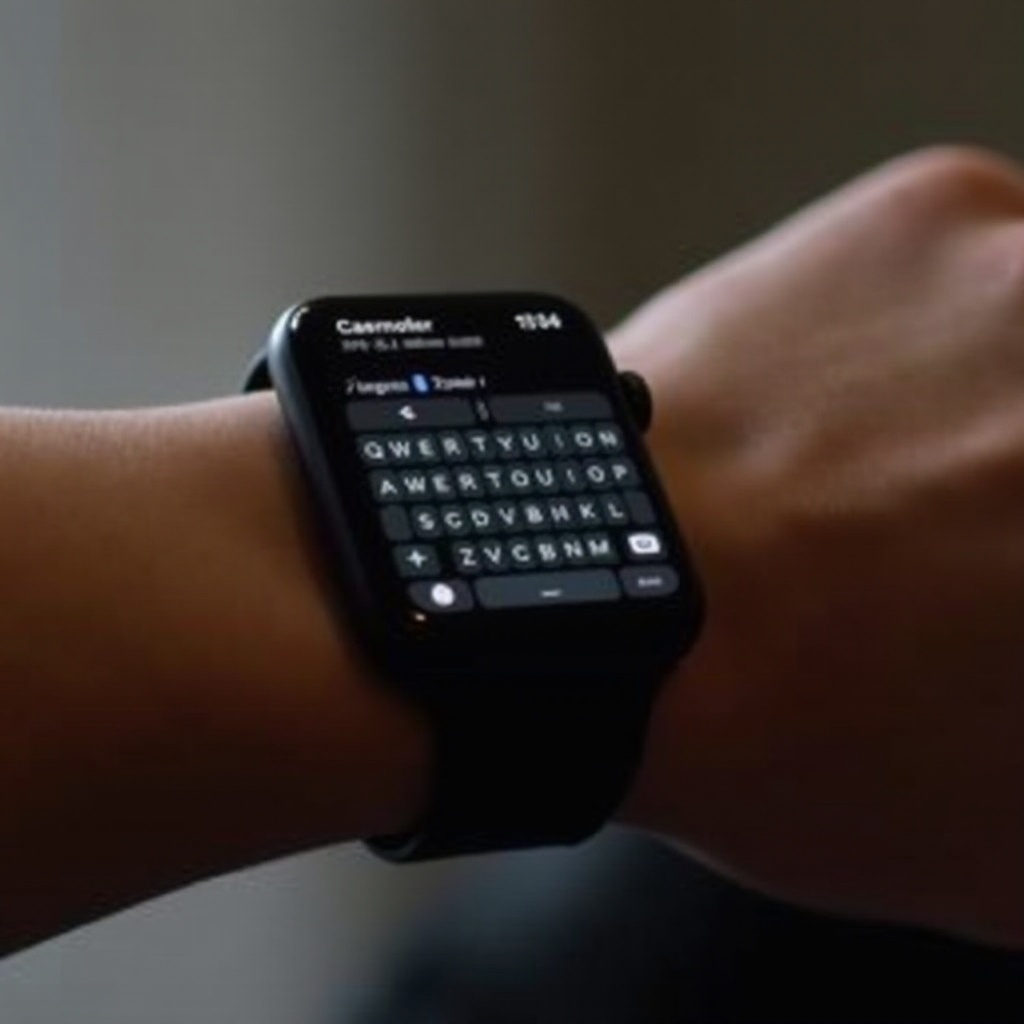apple watch with keyboard